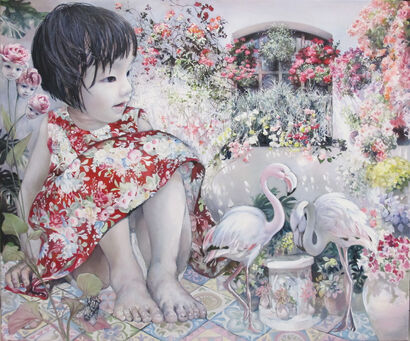 The secret garden - A Paint Artwork by HUI-CHUNG LIU