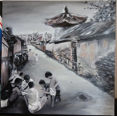 childhood memory - a Paint Artowrk by zhang lei