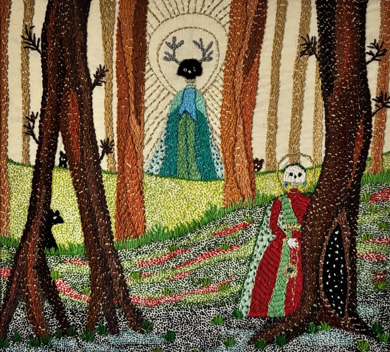 Halali - a Paintings by Stephanie Brucks - STICKART