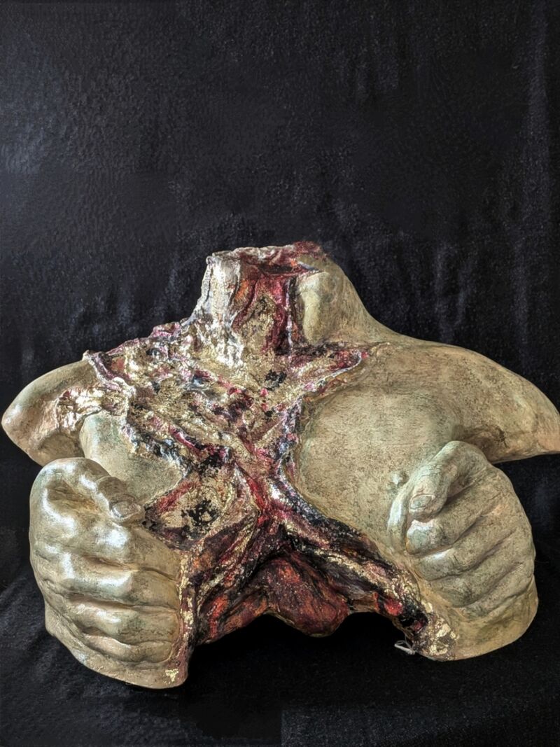 Oen cheast  - a Sculpture & Installation by Mahanaz  Jakoub 