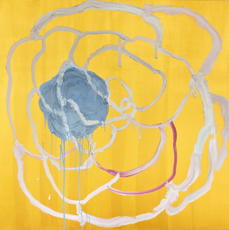 Totem Camellia #1 - a Paint by Margaret Evangeline