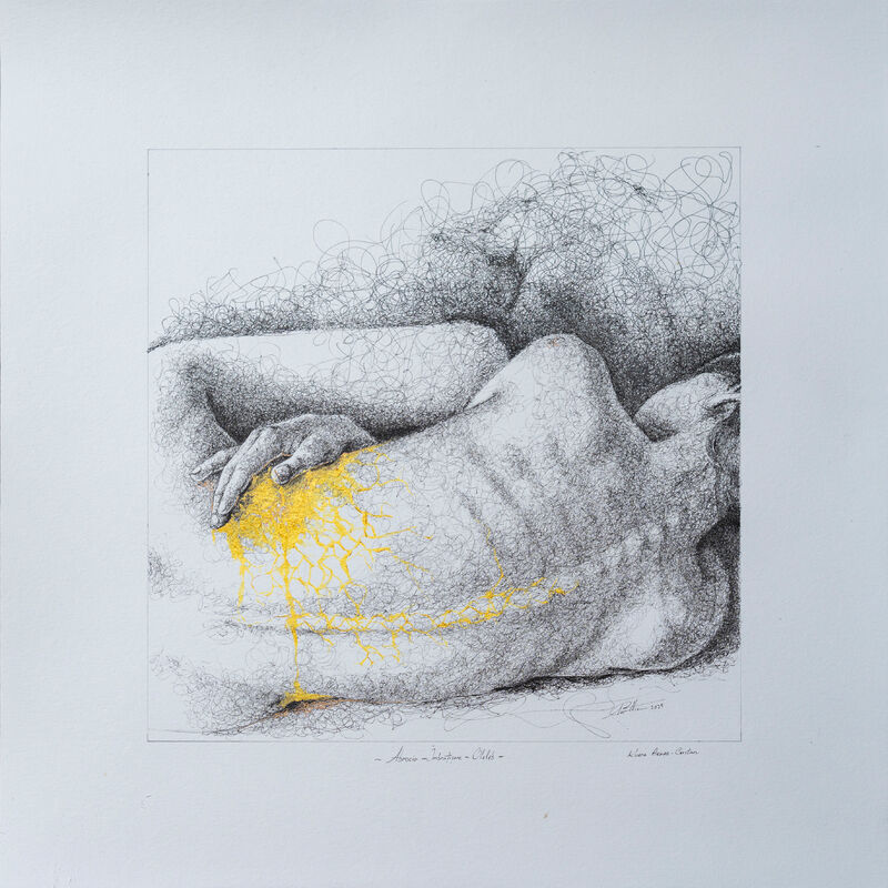 Hug - a Paintings by Kurtha