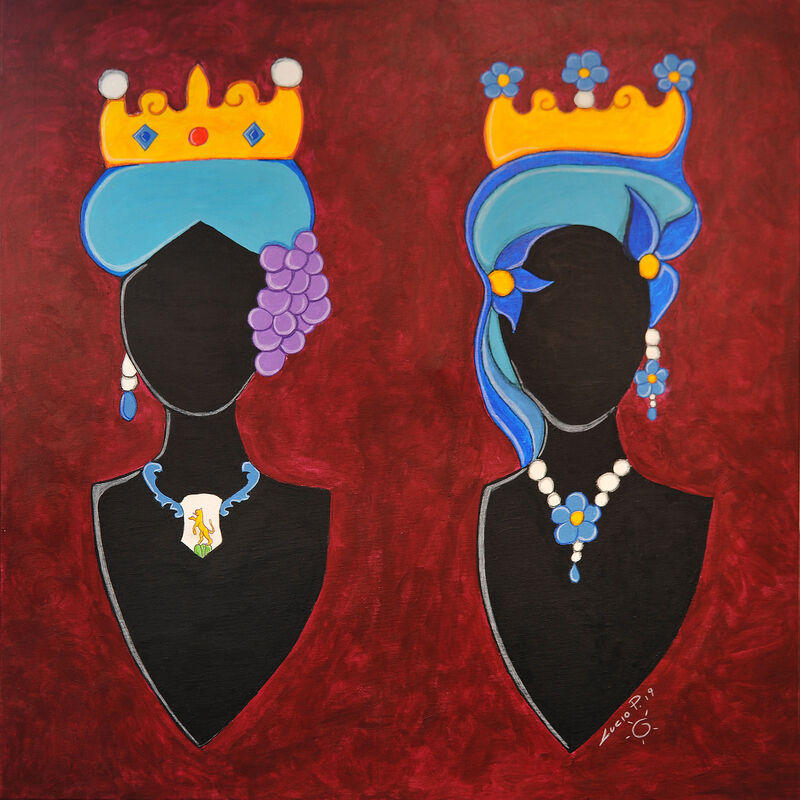 re e regina - a Paint by Lucio Pintaldi