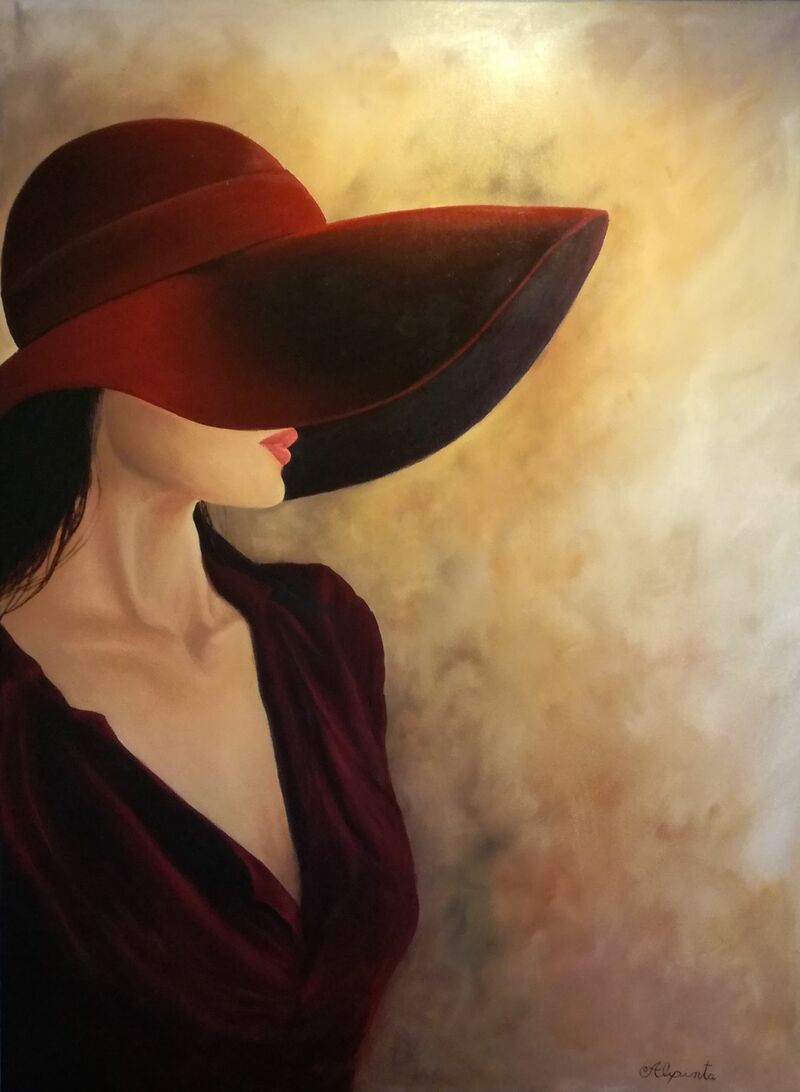 THE LADY IN RED - a Paint by Alipinta