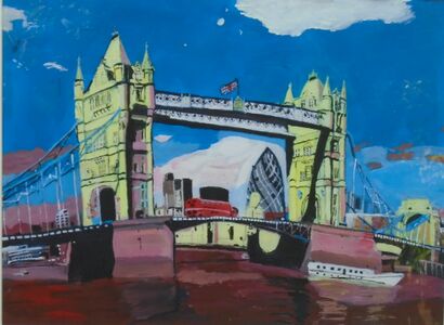 Tower Bridge - A Paint Artwork by Mark Goodwin