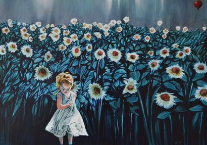 La perdita dell'innocenza - A Paint Artwork by Giulio Giannotta