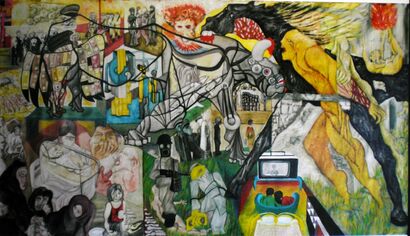 Omaggio a Pablo Picasso - a Paint Artowrk by Pino Giuffrida