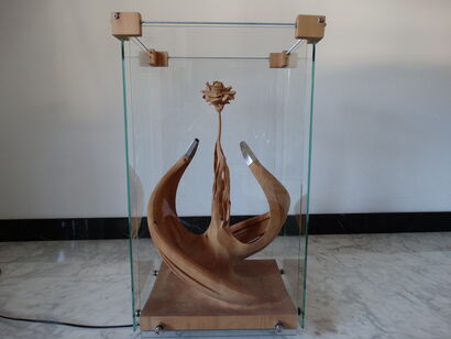 rosa - a Sculpture & Installation Artowrk by Giacomo Sala Crist