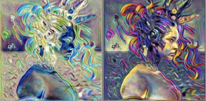 Trans-Venus (diptych) - A Digital Art Artwork by Sergio Cesario