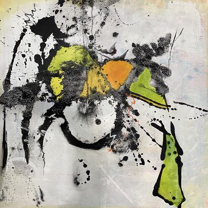 joy series (papillon) I - a Paint Artowrk by Claudia Blaesi