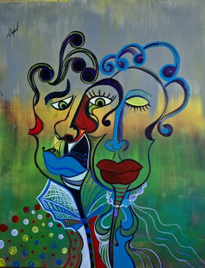 TRANSPARENT LOVE - a Paintings Artwork by SAJAUL FONDEVILA MOREIRA MAIOR