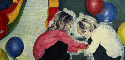 Sisters - a Paint Artowrk by Hannah Burchfield