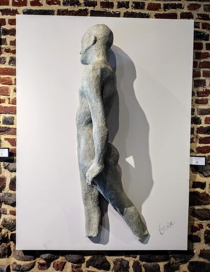 Sur toile, torsion - a Sculpture & Installation Artowrk by Ticha Vandewerve