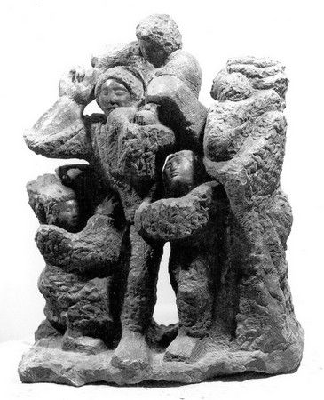 Profughi  by Sandro Leonardi
