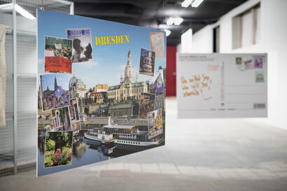 Grüße aus Dresden /Greetings from Dresden - a Sculpture & Installation Artowrk by Irène  Mélix 