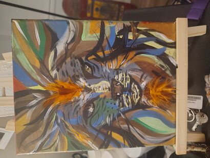 Hear me roar - a Paint Artowrk by Vanessa Fennell