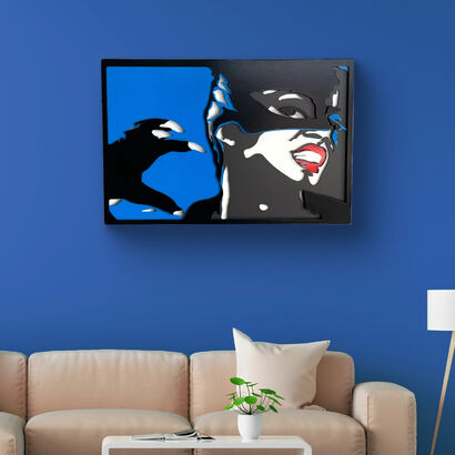 Catwoman - a Sculpture & Installation Artowrk by Chy Metal Valley