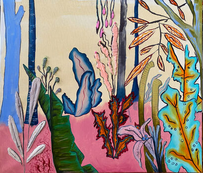 Vegetation II - a Paint Artowrk by Laura Semenov