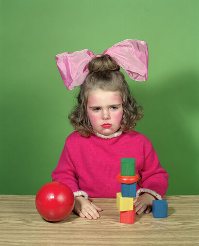 Marie Louise with Toys - a Photographic Art Artowrk by RICHARD ANSETT