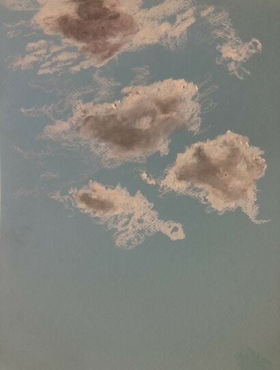 clouds#1 - a Paint Artowrk by Gloria Testoni