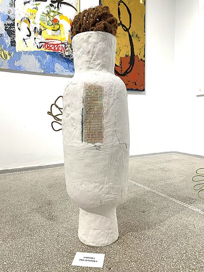 Amphora for a Poet - a Sculpture & Installation Artowrk by Lubica Malovecka