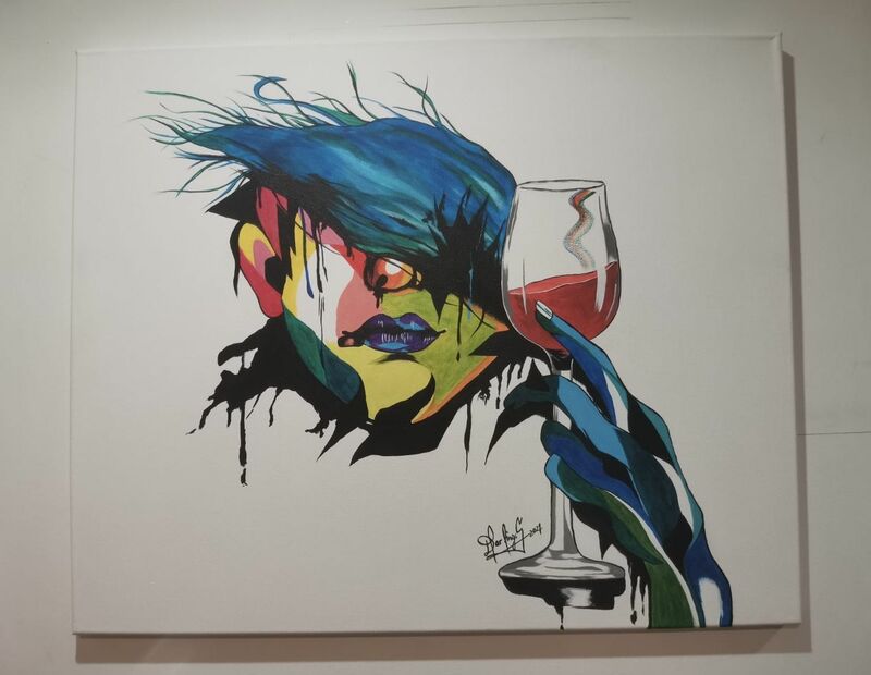 La magia del vino - a Urban Art by Darlingartista 