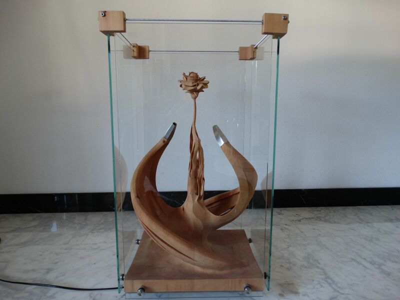 rosa - a Sculpture & Installation by Giacomo Sala Crist