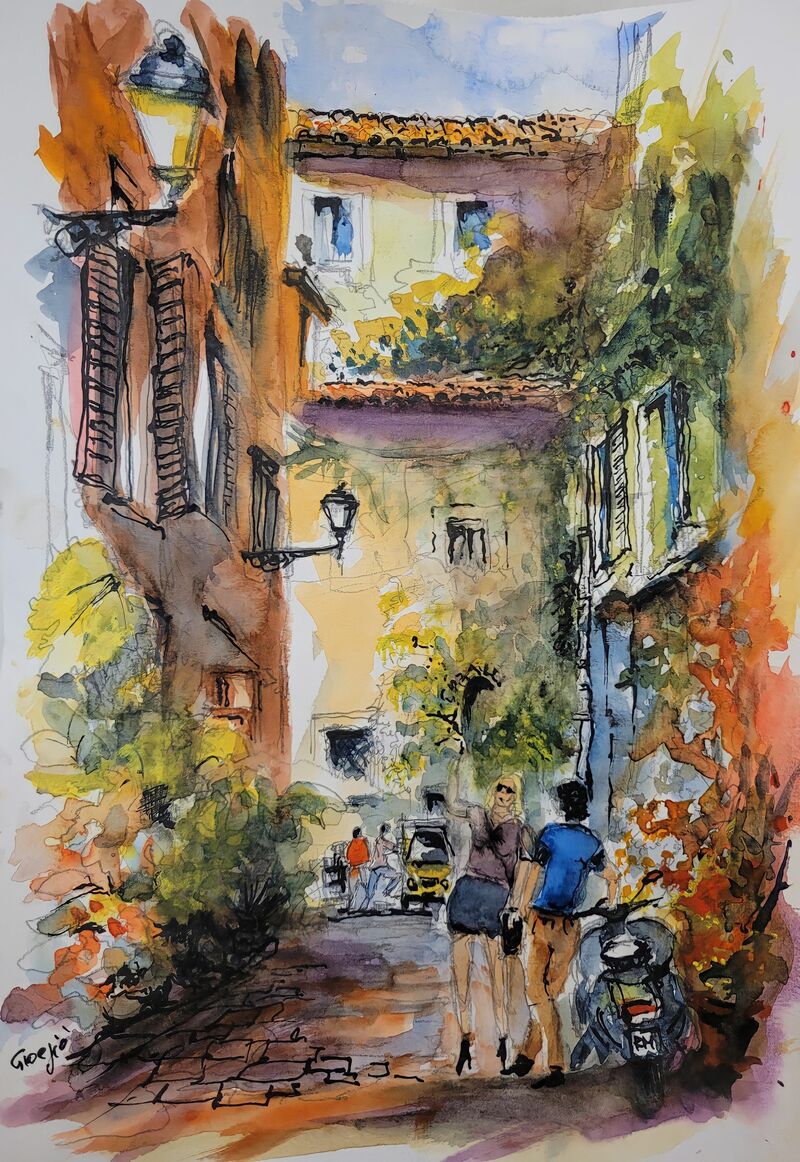 Via di Monserrato, Roma - a Paint by GIOEGIO