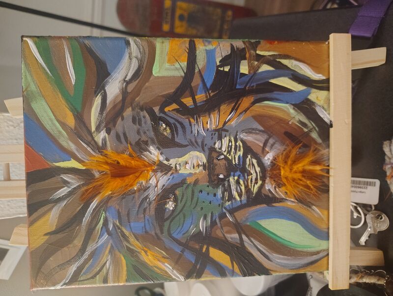 Hear me roar - a Paintings by Vanessa Fennell