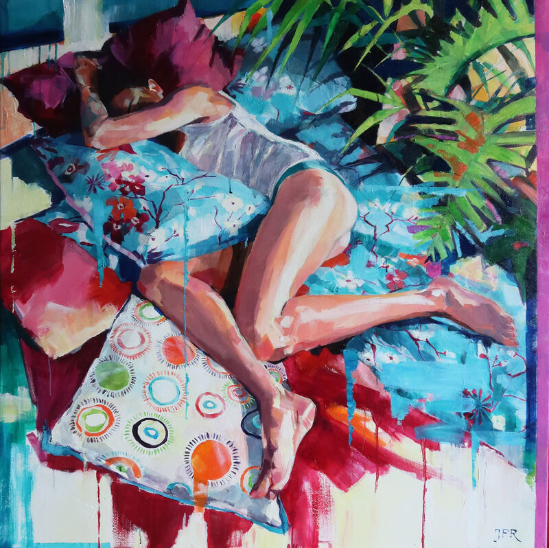 Siesta - a Paint by Joanna Pilarczyk Radecka