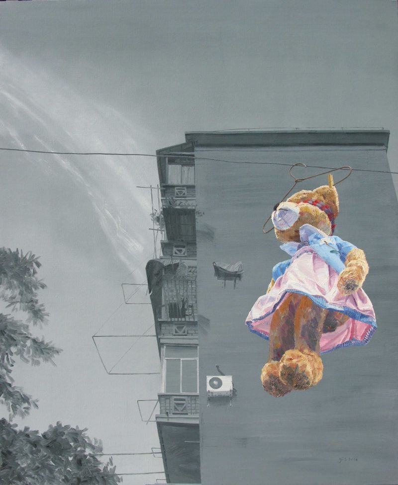 The lapse of childhood-2 - a Paintings by Yan Zhisheng