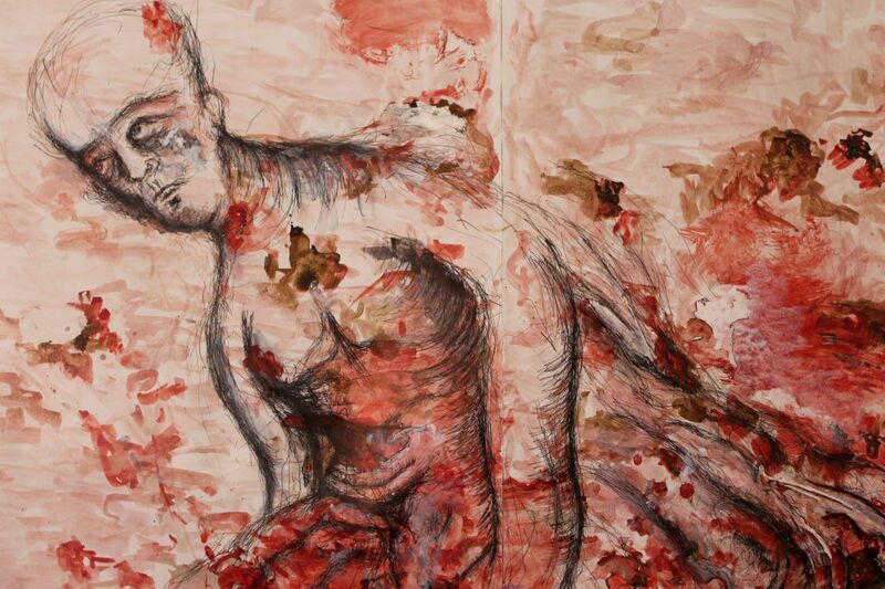 Burning - a Paintings by Tommaso Agostini