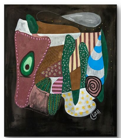 THE SILENCE OF THE DESERT - a Paint Artowrk by ARTCOVIA 