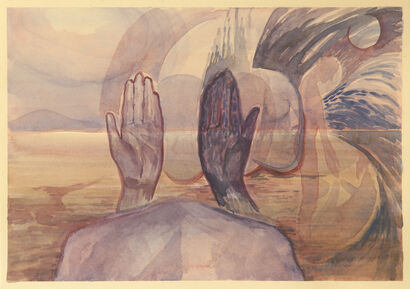 What I saw in the water - a Paint Artowrk by Johanna Imrei