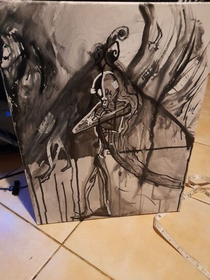 Fear Gorta - a Paint Artowrk by Moira Dineen
