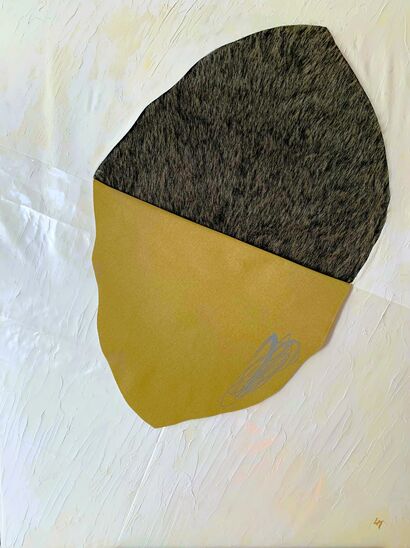 Composition I (diptych) - a Paint Artowrk by Lubica Malovecka