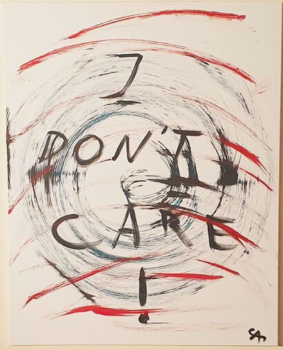 I don\'t care - a Paint Artowrk by doccharley