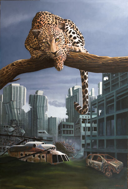 Leopardo - a Paint Artowrk by Carlo Piterà