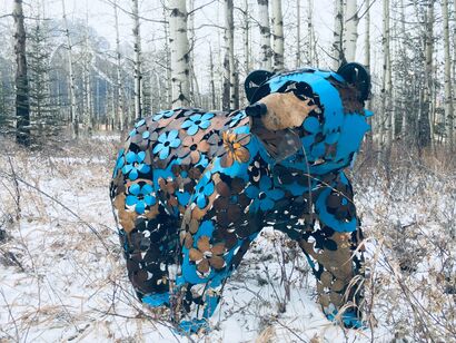 Baloo the bear - a Sculpture & Installation Artowrk by Cedar Mueller