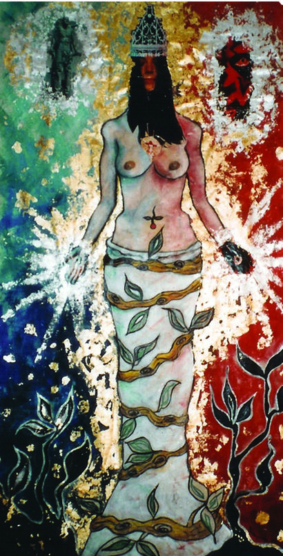 Ophelia-04. - a Paint Artowrk by Teresa Campioni