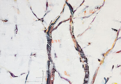 Life cycle_trees series#1 - a Paint Artowrk by Biancodizinco art