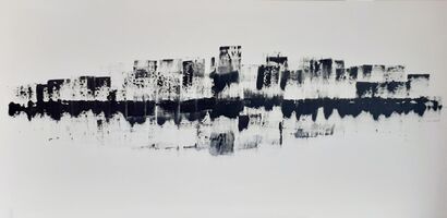 Two Horizon - a Paint Artowrk by ginevra bellini