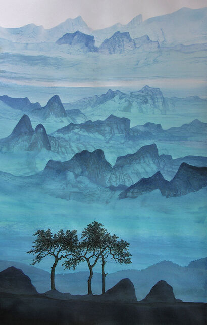 Landscape - A Paint Artwork by ORI GERARD FRANCES