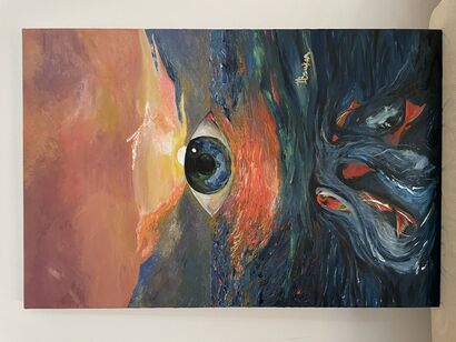 Eye - A Paint Artwork by Daria Remeniuk 