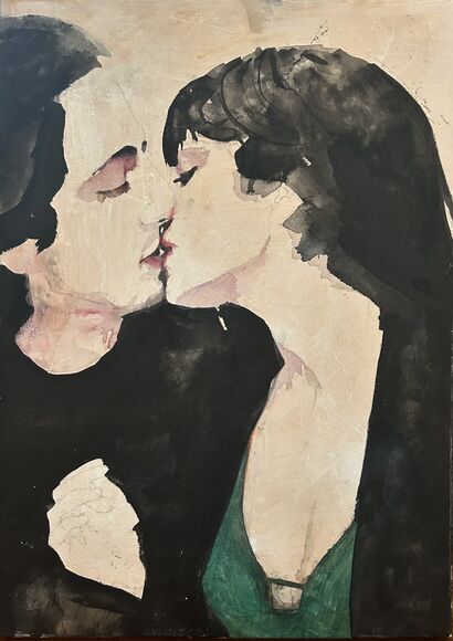 Lovers - a Paint Artowrk by Federica Ramani