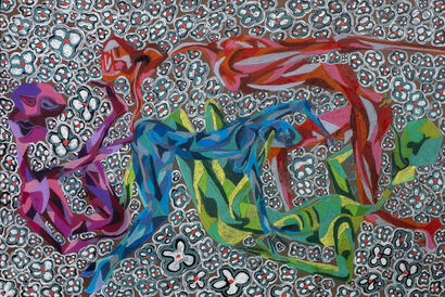 Natures Entanglement  - a Paint Artowrk by Corey Ceccarelli