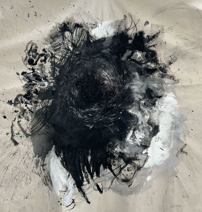 Centred in the unseen - a Paint Artowrk by Aida Pouryeganeh 