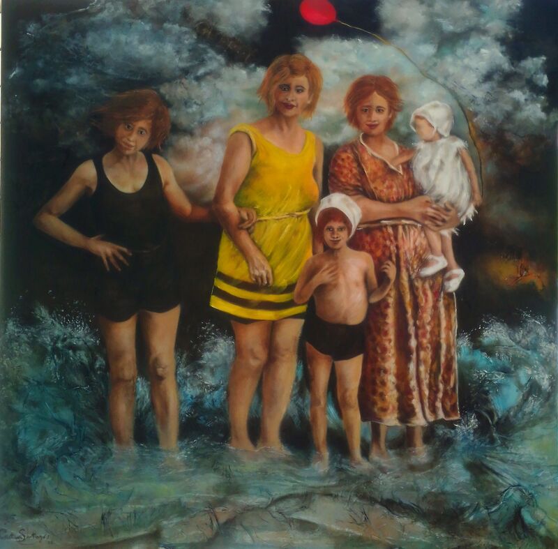 Generations of Women - a Paint by Cristina Santiago