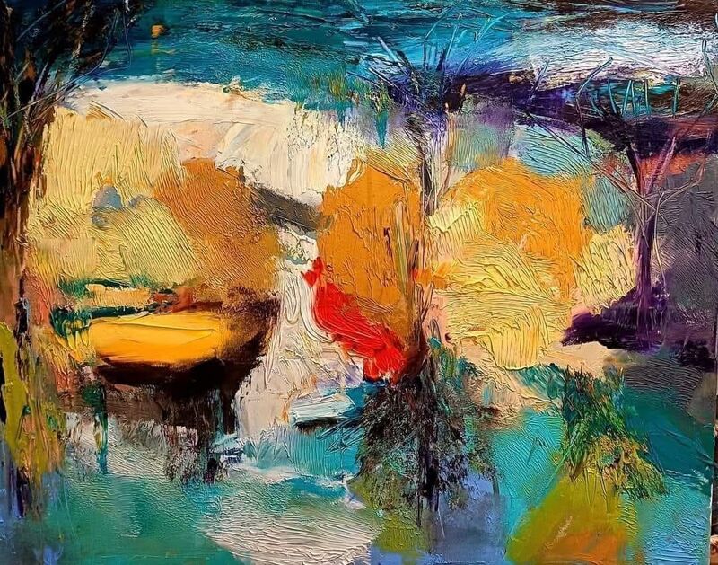 THE LAKE - a Paintings by Meglena Bozhaniva