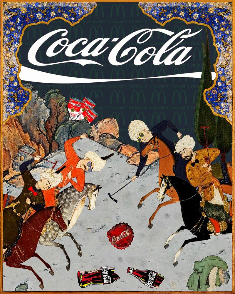 Polo Coca-Cola - a Digital Graphics and Cartoon by Rabee Baghshani